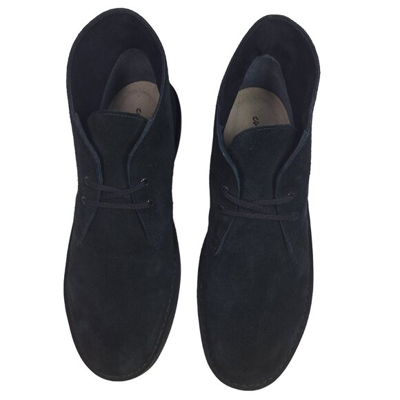 Clarks Men's NEW Black Suede Desert Boots Chukka Lace-Up Size10M - Picture 9 of 13
